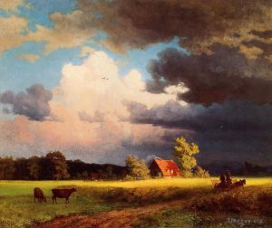 Albert Bierstadt Werk - Bayerische Landschaft