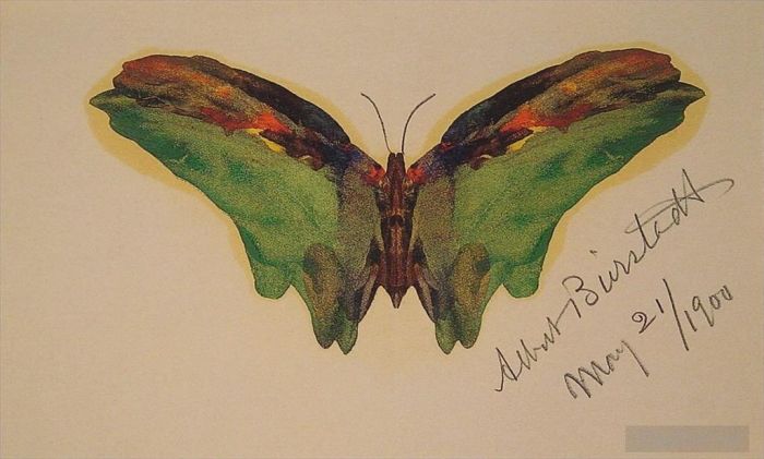 Albert Bierstadt Ölgemälde - Schmetterlingsluminismus