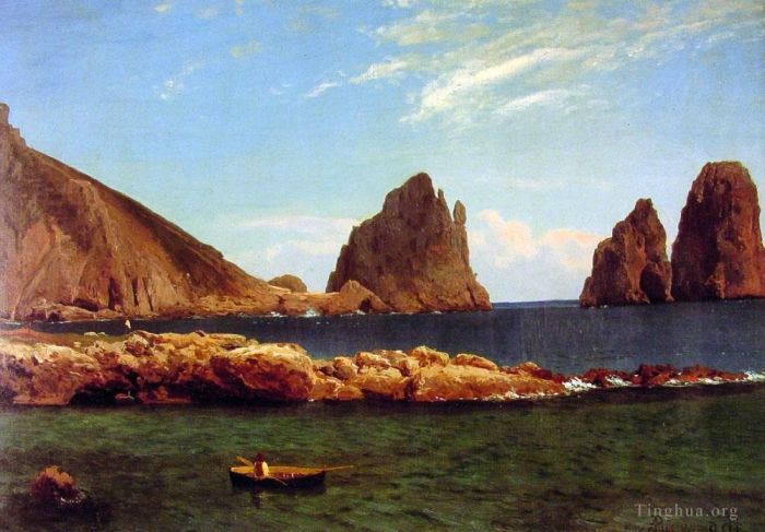Albert Bierstadt Ölgemälde - Capri