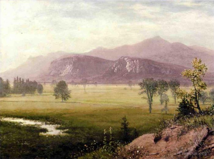 Albert Bierstadt Ölgemälde - Conway Meadows New Hampshire