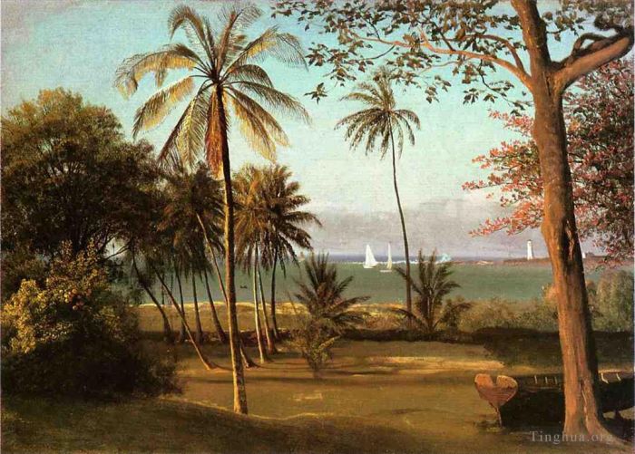 Albert Bierstadt Ölgemälde - Florida-Szene