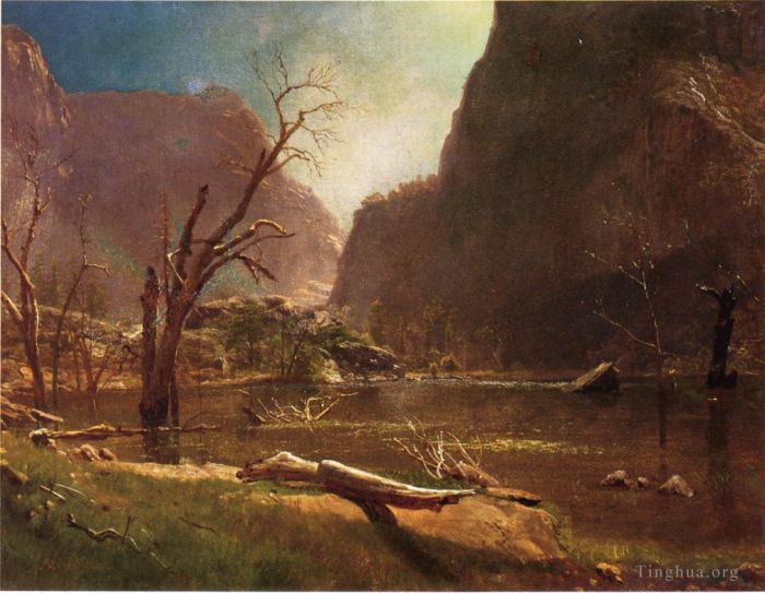 Albert Bierstadt Ölgemälde - Hatch Hatchy Valley Kalifornien