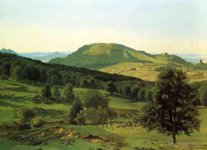 Albert Bierstadt Ölgemälde - Hill und Dale