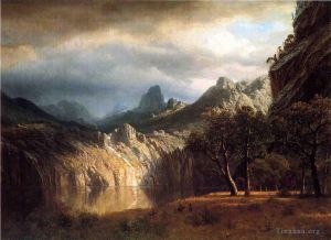 Albert Bierstadt Werk - In den westlichen Bergen