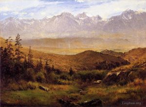 Albert Bierstadt Werk - In den Ausläufern der Berge
