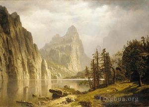 Albert Bierstadt Werk - Merced River Yosemite-Tal