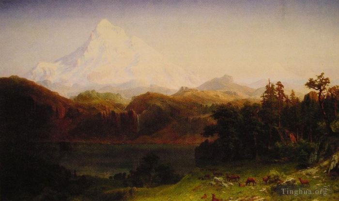 Albert Bierstadt Ölgemälde - Mount Hood