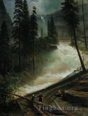 Albert Bierstadt Ölgemälde - Nevada Falls Yosemite