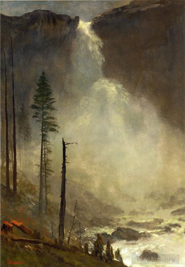Albert Bierstadt Ölgemälde - Nevada Falls