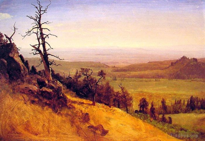 Albert Bierstadt Ölgemälde - Newbraska Wasatch Mountains