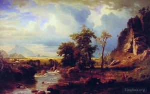 Albert Bierstadt Werk - North Fork der Platte Nebraska