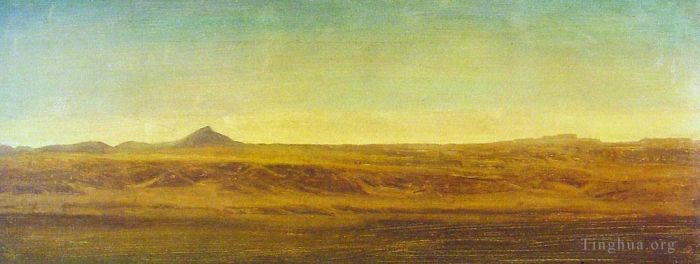 Albert Bierstadt Ölgemälde - Auf den Ebenen