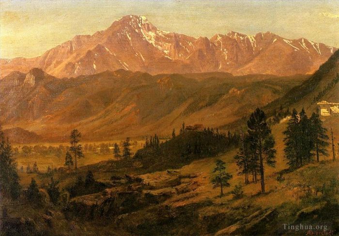 Albert Bierstadt Ölgemälde - Pikes Peak