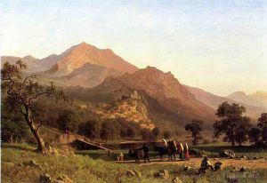 Albert Bierstadt Werk - Rocca de Secca
