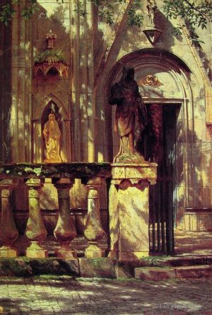Albert Bierstadt Werk - Sonnenlicht- und Schattenstudie
