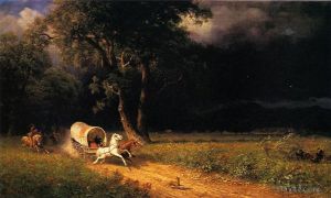 Albert Bierstadt Werk - Der Hinterhalt