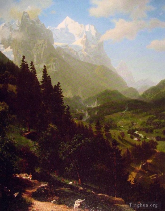 Albert Bierstadt Ölgemälde - Das Matterhorn