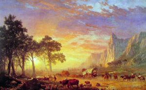 Albert Bierstadt Werk - Der Oregon Trail