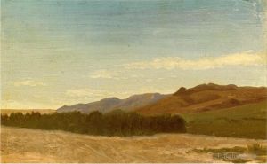 Albert Bierstadt Werk - Die Ebenen in der Nähe von Fort Laramie