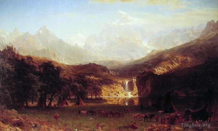 Albert Bierstadt Ölgemälde - Die Rocky Mountains