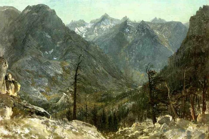 Albert Bierstadt Ölgemälde - Die Sierra Nevada