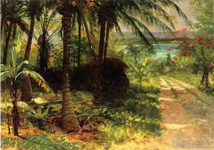 Albert Bierstadt Werk - Tropische Landschaft