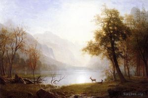 Albert Bierstadt Werk - Tal im Kings Canyon