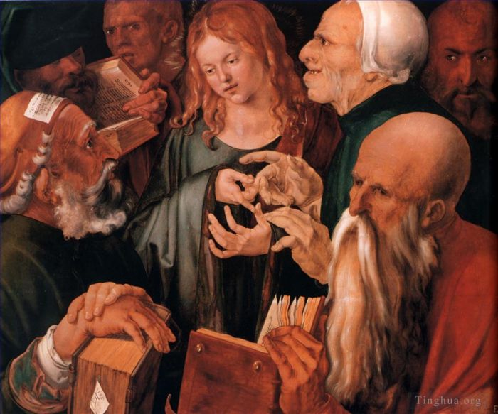Albrecht Dürer Ölgemälde - Christus unter den Ärzten