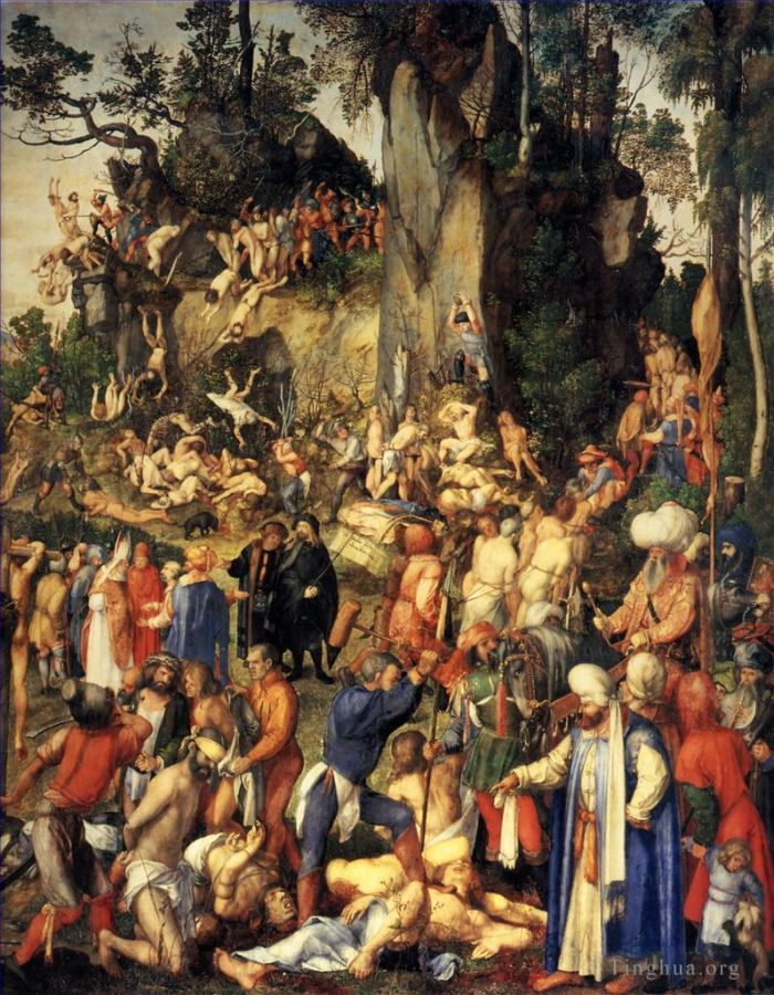 Albrecht Dürer Ölgemälde - Martyrium der Zehntausend