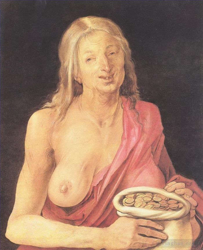 Albrecht Dürer Ölgemälde - Allegorie des Geizes