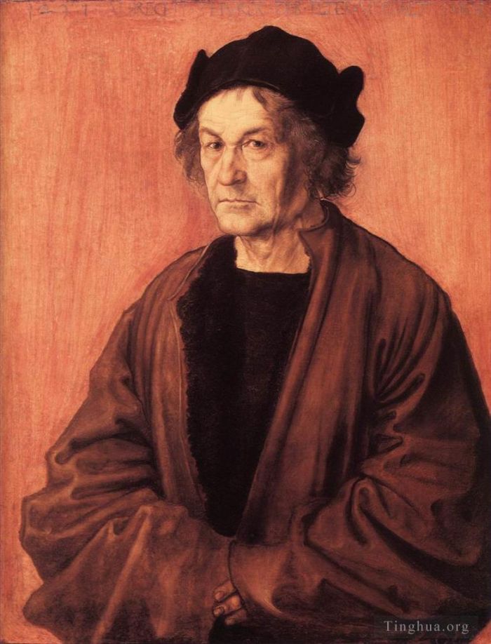 Albrecht Dürer Ölgemälde - Porträt von Dürers Vater im Alter von 70 Jahren