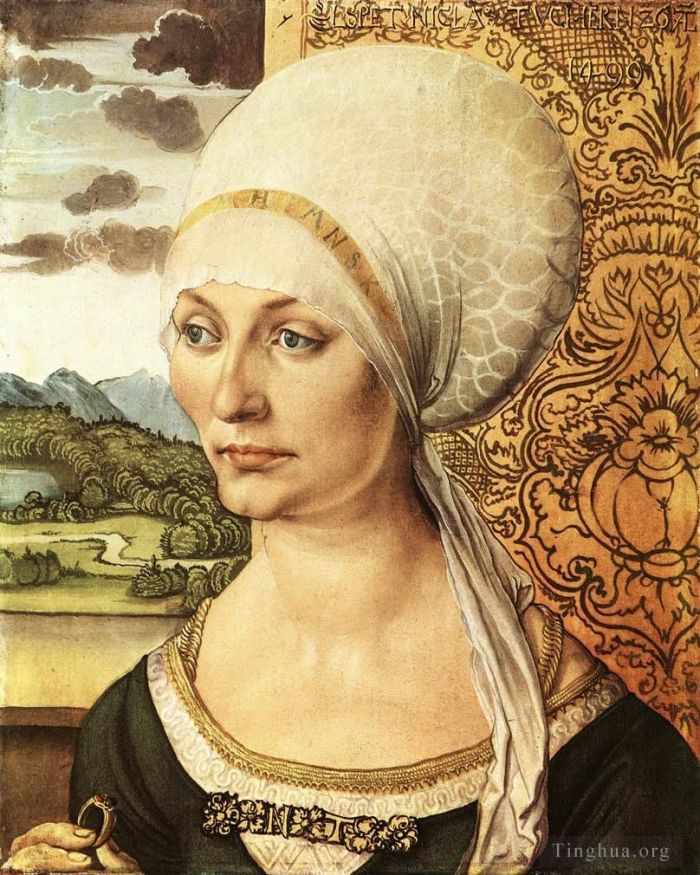 Albrecht Dürer Ölgemälde - Porträt von Elsbeth Tucher