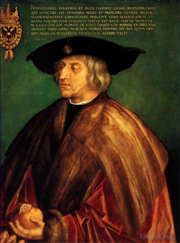 Albrecht Dürer Ölgemälde - Porträt des Kaisers Maximilian I