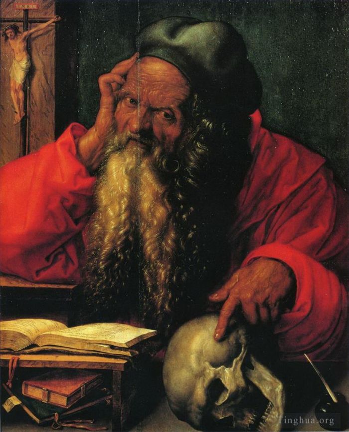 Albrecht Dürer Ölgemälde - Der heilige Hieronymus