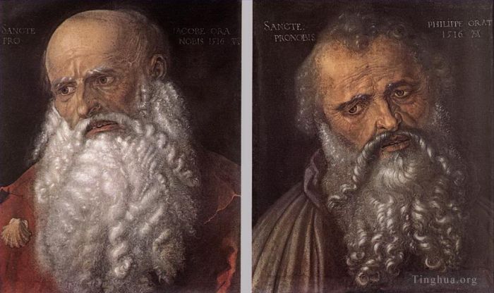 Albrecht Dürer Ölgemälde - Die Apostel Philippus und Jakobus