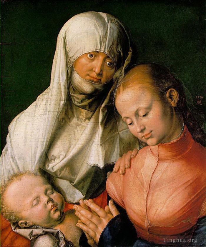 Albrecht Dürer Ölgemälde - Die Jungfrau und das Kind mit der Heiligen Anna