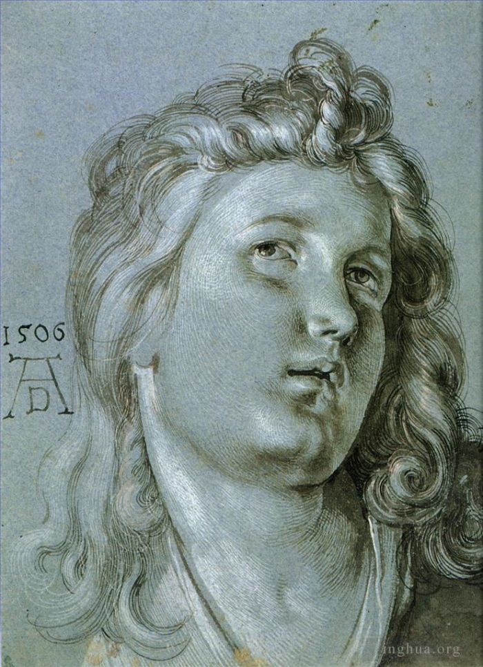 Albrecht Dürer Andere Malerei - Kopf eines Engels