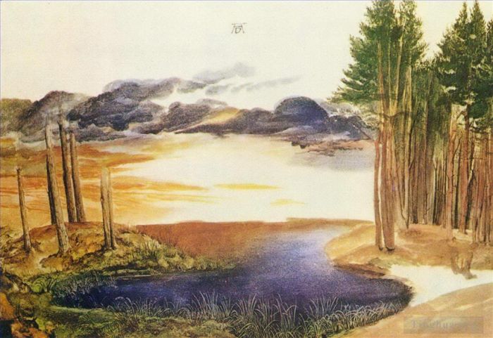 Albrecht Dürer Andere Malerei - Teich im Wald