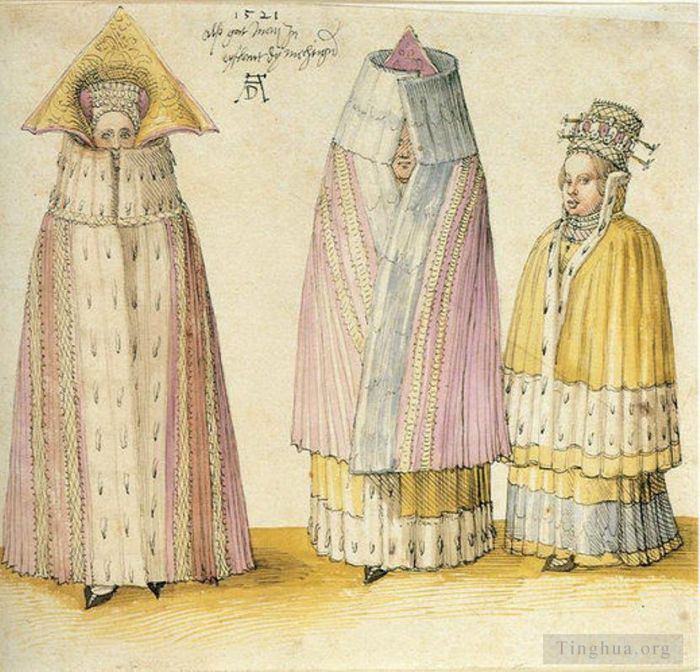 Albrecht Dürer Andere Malerei - Drei mächtige Damen aus Livland