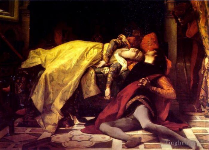 Alexandre Cabanel Ölgemälde - Der Tod von Francesca de Rimini und Paolo Malatesta