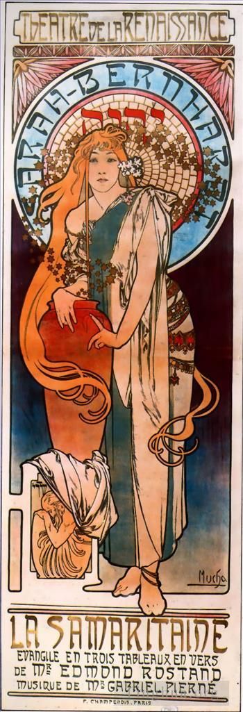 Alfons Mucha Andere Malerei - La Samarataine 1897