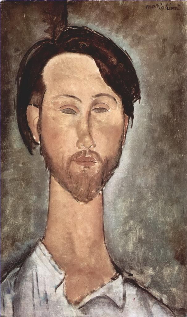 Amedeo Modigliani Ölgemälde - Porträt von Leopold Zborowski 2