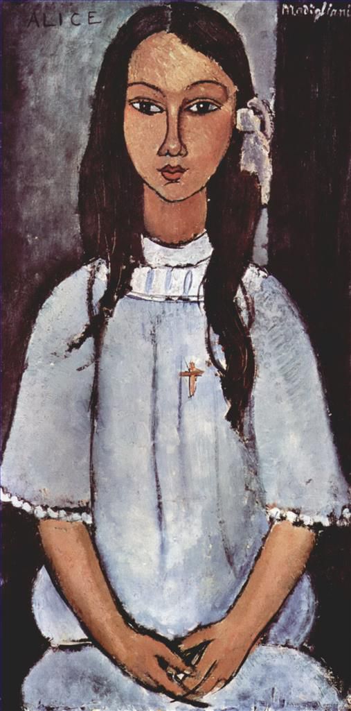Amedeo Modigliani Ölgemälde - Alice 1915