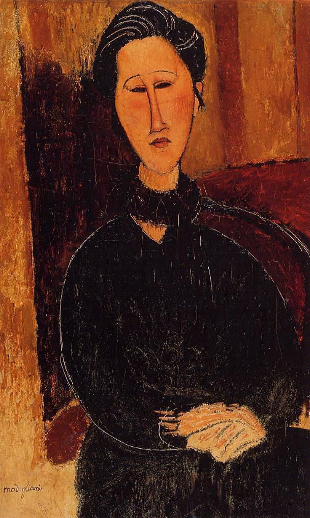 Amedeo Modigliani Ölgemälde - Anna Hanka Zabrowska 1916
