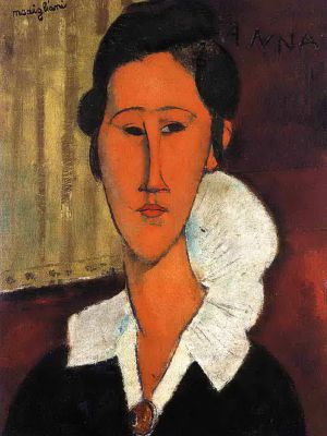 Amedeo Modigliani Werk - Anna Hanka Zborowska 1917