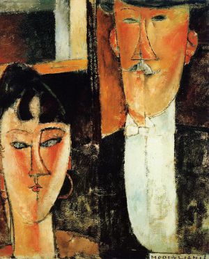 Amedeo Modigliani Werk - Braut und Bräutigam das Paar