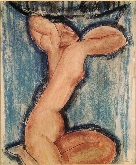 Amedeo Modigliani Ölgemälde - Karyatide 1911