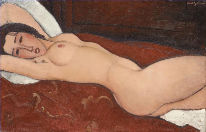Amedeo Modigliani Ölgemälde - Liegender Akt