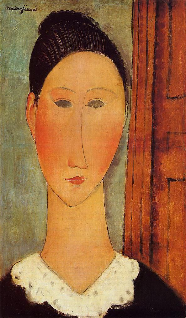 Amedeo Modigliani Ölgemälde - Kopf eines Mädchens