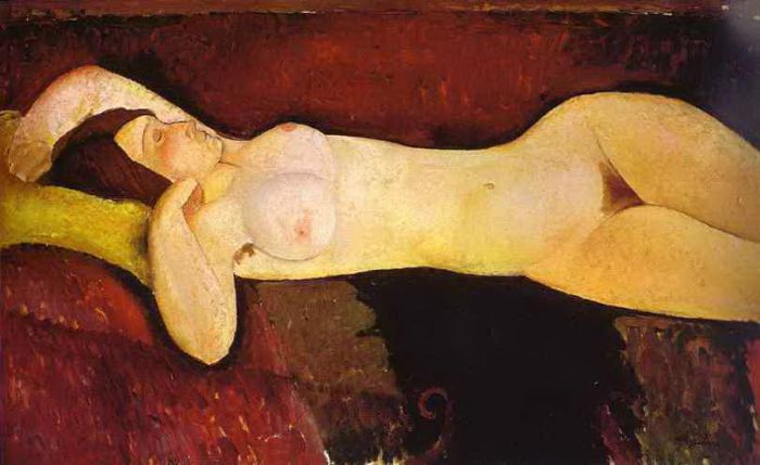 Amedeo Modigliani Ölgemälde - Le Grand Nu, der große Akt, 1917